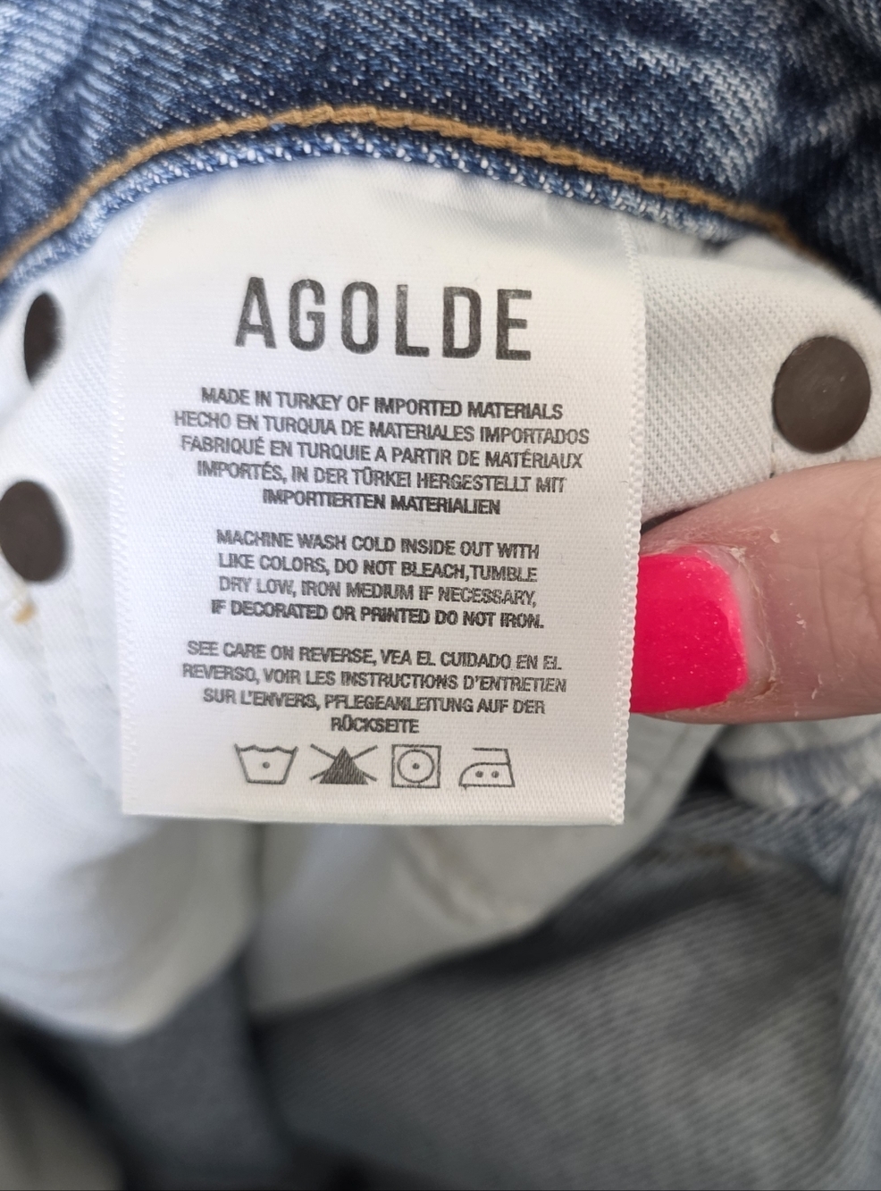 AGOLDE 90s Pinch Distressed Jeans 26 - Picture 4 of 6